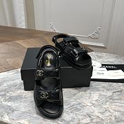 CHANEL | Sandals Black - 6