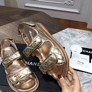 CHANEL | Sandals Gold - 3