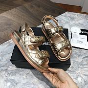 CHANEL | Sandals Gold - 4