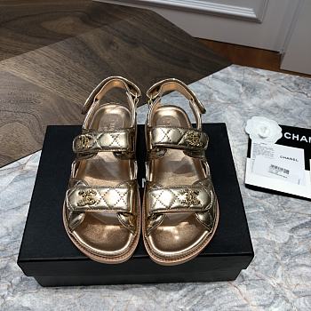 CHANEL | Sandals Gold