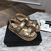CHANEL | Sandals Gold - 2