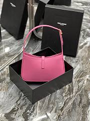 YSL | LE 5 À 7 Hobo Bag Pink Smooth Leather 657228 - 25cm - 6