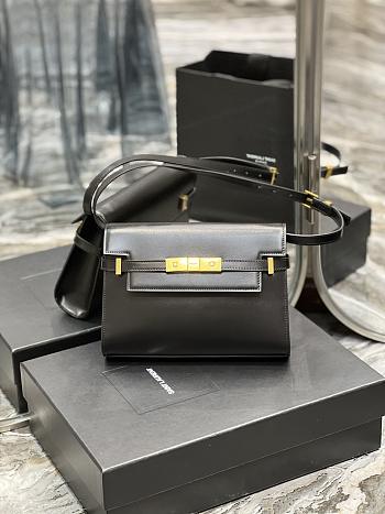 YSL | Manhattan Small Black Shoulder Bag 675626 - 24cm