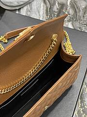 YSL | Envelope Small Bag Dark Natural Grain Leather 528286 - 21cm - 2