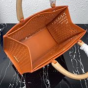 PRADA | Hollows Tote Bag With Handle Orange 1BG405 - 30cm - 6