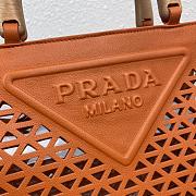 PRADA | Hollows Tote Bag With Handle Orange 1BG405 - 30cm - 3