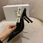 J'ADIOR | Slingback Pump Black Patent Leather 10cm - 4