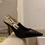 J'ADIOR | Slingback Pump Black Smooth Leather 10cm - 3