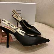 J'ADIOR | Slingback Pump Black Smooth Leather 10cm - 5