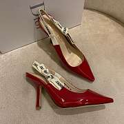 J'ADIOR | Slingback Pump Red Patent Leather 10cm - 6