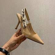 J'ADIOR | Slingback Pump Beige Patent Leather 10cm - 6