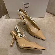 J'ADIOR | Slingback Pump Beige Patent Leather 10cm - 2