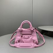 Balenciaga | Neo Classic Mini Handbag Crocodile Embossed Pink 92535 - 1