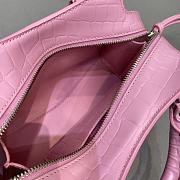 Balenciaga | Neo Classic Mini Handbag Crocodile Embossed Pink 92535 - 5