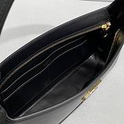 BURBERRY | Leather TB Shoulder Bag Black - 28cm - 4