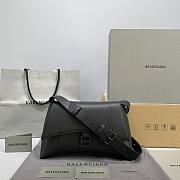 BALENCIAGA | Downtown Medium Shoulder Bag In Black - 32cm - 1