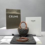 CELINE | Medium Heart Bag In Triomphe Canvas - 14.5cm - 1