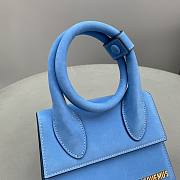 Jacquemus | Le Chiquito Noeud small handle bag light blue - 18cm - 4