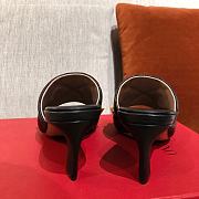 VALENTINO | Stud Slide Sandal In Black - 6.5cm - 2