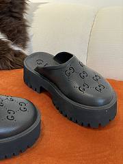 GUCCI | Platform Sandal In Black - 5.5cm - 3
