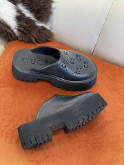 GUCCI | Platform Sandal In Black - 5.5cm - 4