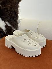 GUCCI | Platform Sandal In White - 5.5cm - 6