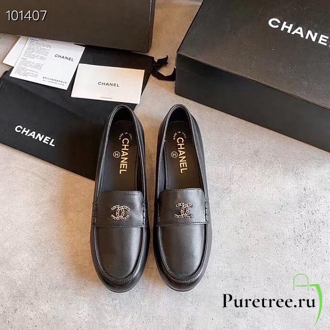 CHANEL | CC loafers smooth leather - 1