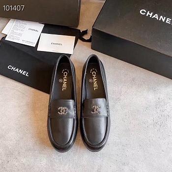 CHANEL | CC loafers smooth leather