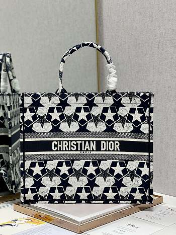 DIOR | Large Book Tote Étoile Embroidery - 41.5cm