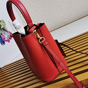 PRADA | Medium Saffiano Red Leather - 17 x 18 x 10.5cm - 4
