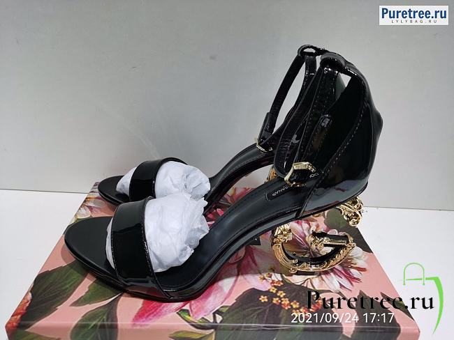 Dolce & Gabbana Keira baroque logo sandals - 1
