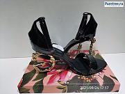 Dolce & Gabbana Keira baroque logo sandals - 4
