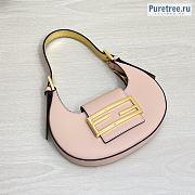 FENDI | Mini Cookie Bag Pink Leather - 22 x 17.5 x 4.5cm - 4