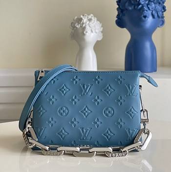 Louis Vuitton | Coussin BB Blue Silver - 20 x 16 x 12 cm