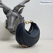 FENDI | Fendigraphy Nano Black Leather Bag 7AS089 - 16.5cm - 4