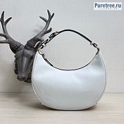 FENDI | Fendigraphy Small White Leather Bag 8BR798 - 29cm - 2