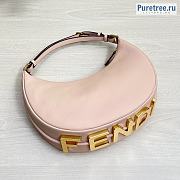 FENDI | Fendigraphy Small Pink Leather Bag 8BR798 - 29cm - 4