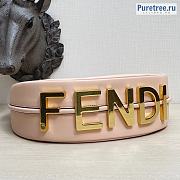 FENDI | Fendigraphy Small Pink Leather Bag 8BR798 - 29cm - 5