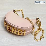 FENDI | Fendigraphy Nano Pink Leather Bag 7AS089 - 16.5cm - 1