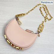 FENDI | Fendigraphy Nano Pink Leather Bag 7AS089 - 16.5cm - 3