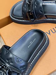 Louis Vuitton | Sunset Flat Comfort Mule Black - 4