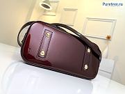 Louis Vuitton | Alma BB Wine Vernis Leather Bag M91678 - 25 x 19 x 11cm - 6