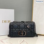 DIOR | Medium Caro Bag Black Calfskin M9242 - 25 x 12 x 7cm - 1