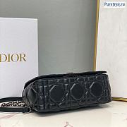 DIOR | Medium Caro Bag Black Calfskin M9242 - 25 x 12 x 7cm - 2