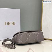 DIOR | Small Caro Bag Taupe Calfskin M9242 - 20 x 12 x 7cm - 6