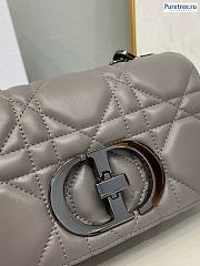 DIOR | Small Caro Bag Taupe Calfskin M9242 - 20 x 12 x 7cm - 3