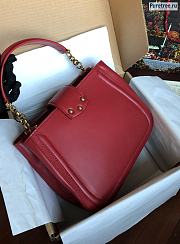 D&G | Handbag Red Smooth Leather - 28 x 23 x 12cm - 6
