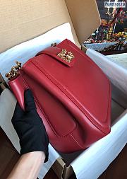 D&G | Handbag Red Smooth Leather - 28 x 23 x 12cm - 2