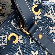 Louis Vuitton | Petit Noé Blue Denim M59606 - 25 x 28.5 x 20cm - 5