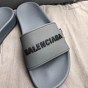 BALENCIAGA | Classic Gray Slides - 2